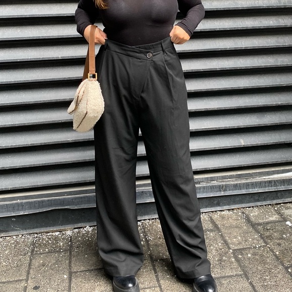 Zara Asymmetrical Waist Dress Pants - Picture 3 of 5